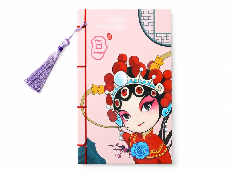 Cahier pour la calligraphie - Papier de riz - Opéra chinois