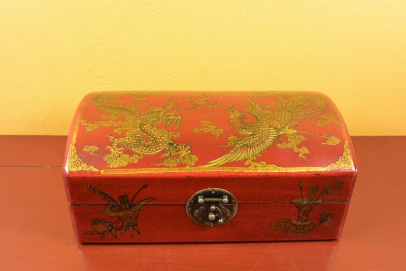 Caja china Rojo Dragon 1