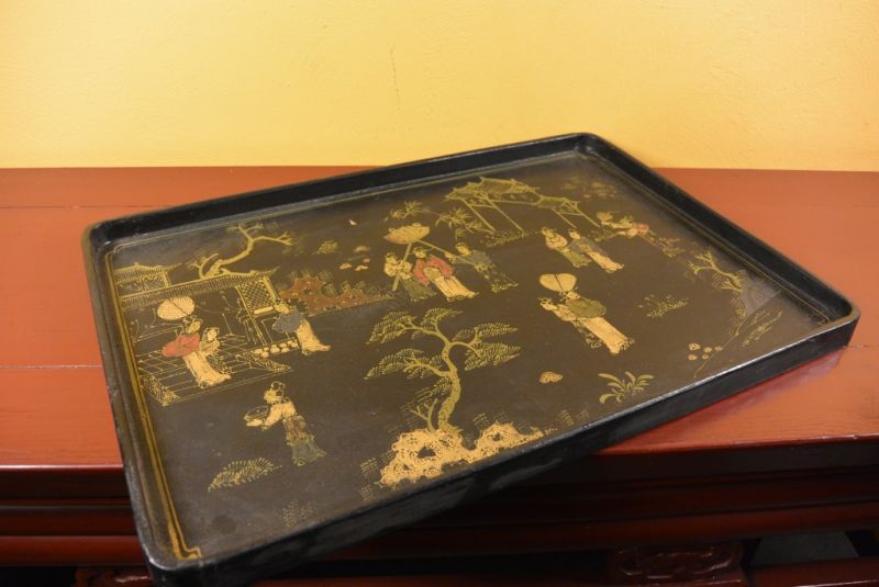Caja de laca china Bandeja 4 5