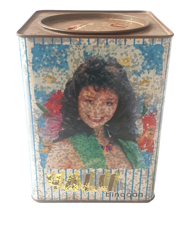 Caja Galletas China Antigua - Las mujeres 2