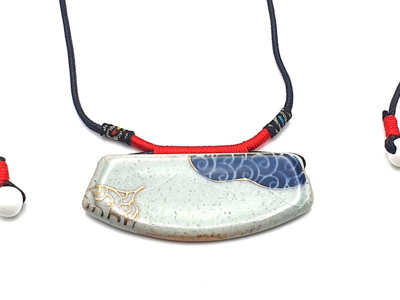 Ceramic jewelry Heaven Collection Necklace Tibetan cloud 1