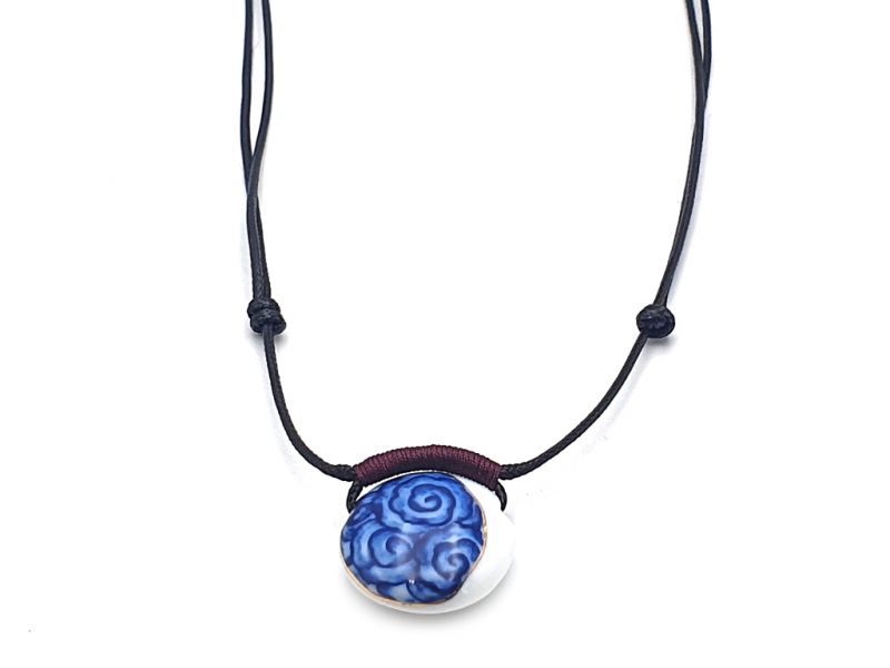 Ceramic jewelry Heaven Collection Necklace Tibetan Cloud - Round 2