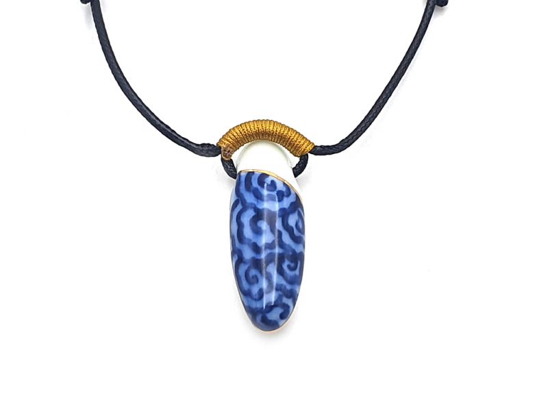 Ceramic jewelry Heaven Collection Necklace Tibetan Cloud - Teardrop 2