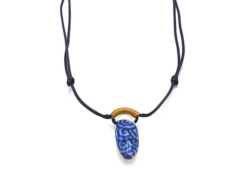 Ceramic jewelry Heaven Collection Necklace Tibetan Cloud - Teardrop 3