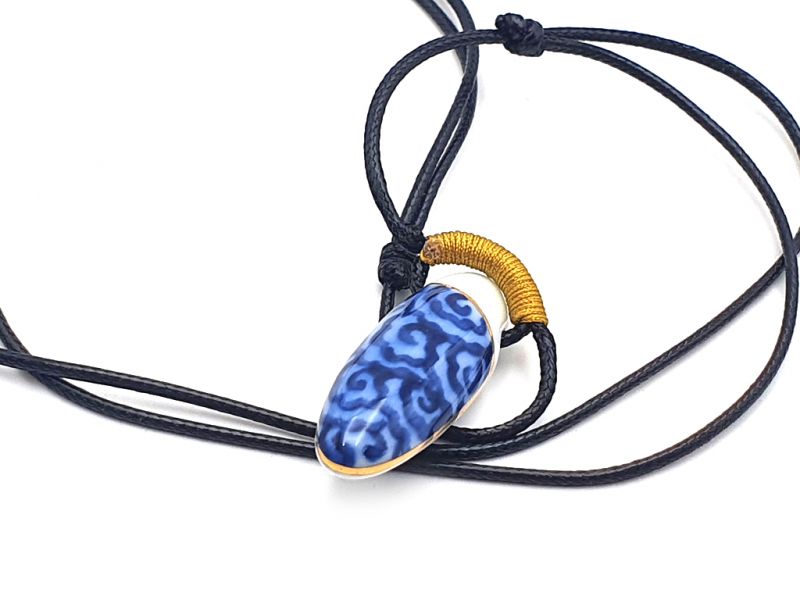 Ceramic jewelry Heaven Collection Necklace Tibetan Cloud - Teardrop 5