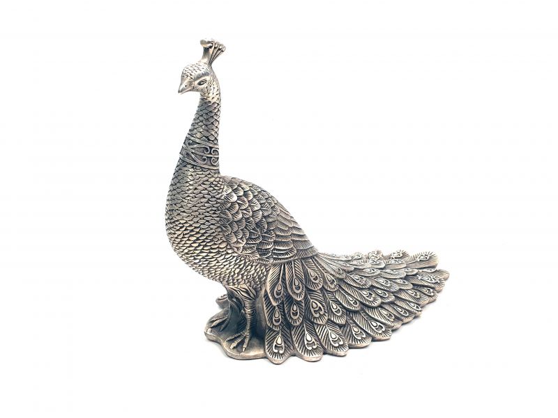 China Estatua de metal - Pavo real 1