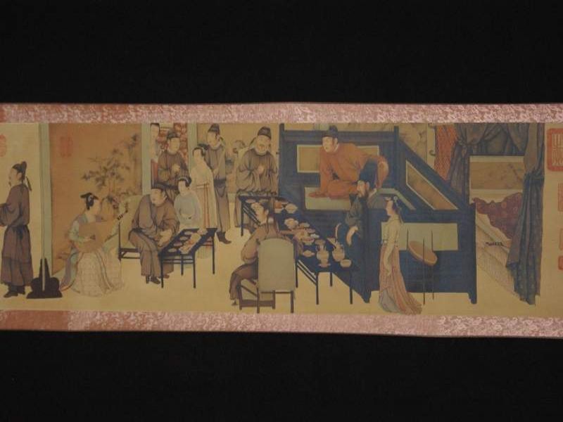 Chinas Pinturas Revels de Noche de Han Xizai Parte 3 1