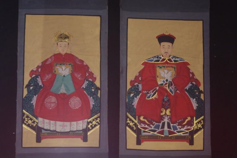 Chinese ancestors Qing dynasty Emperor Red 1