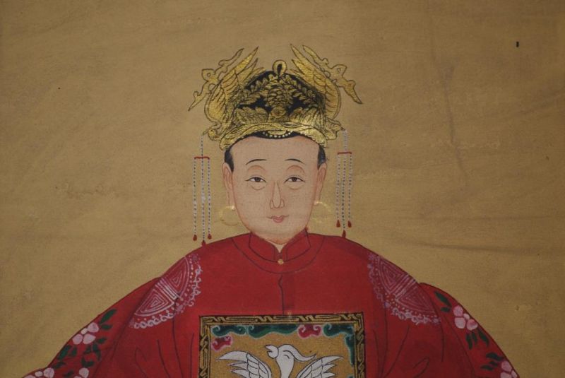 Chinese ancestors Qing dynasty Emperor Red 4