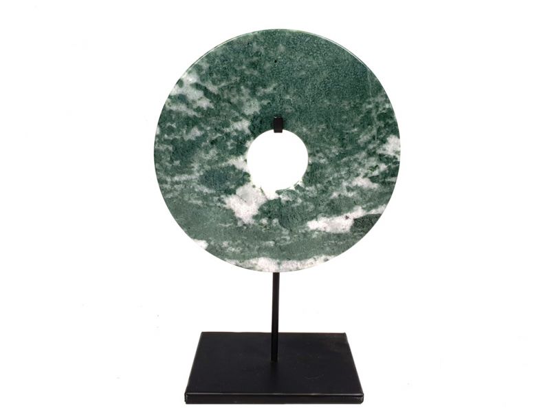 Chinese Bi Disk - 20cm - Green 2