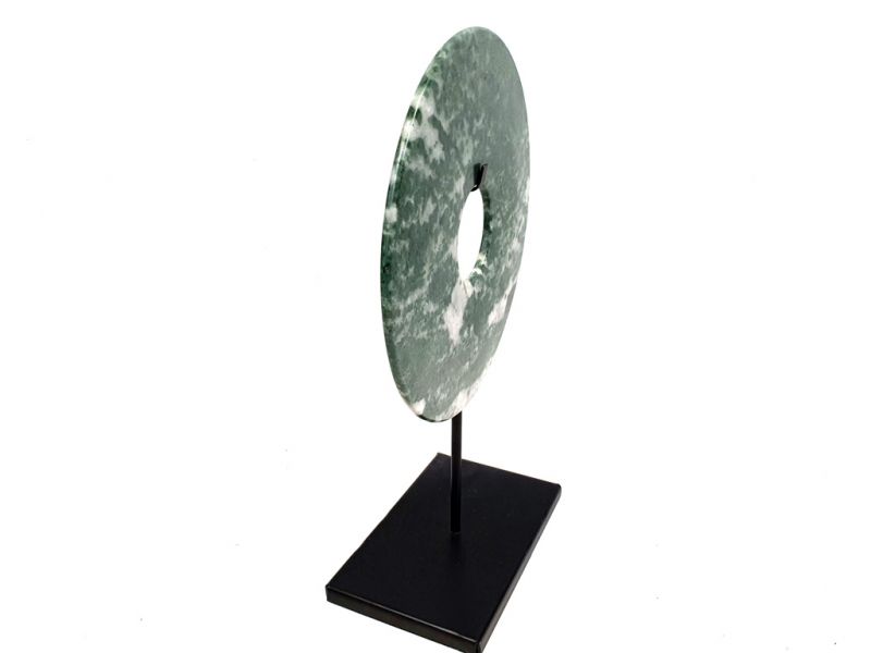 Chinese Bi Disk - 20cm - Green 3