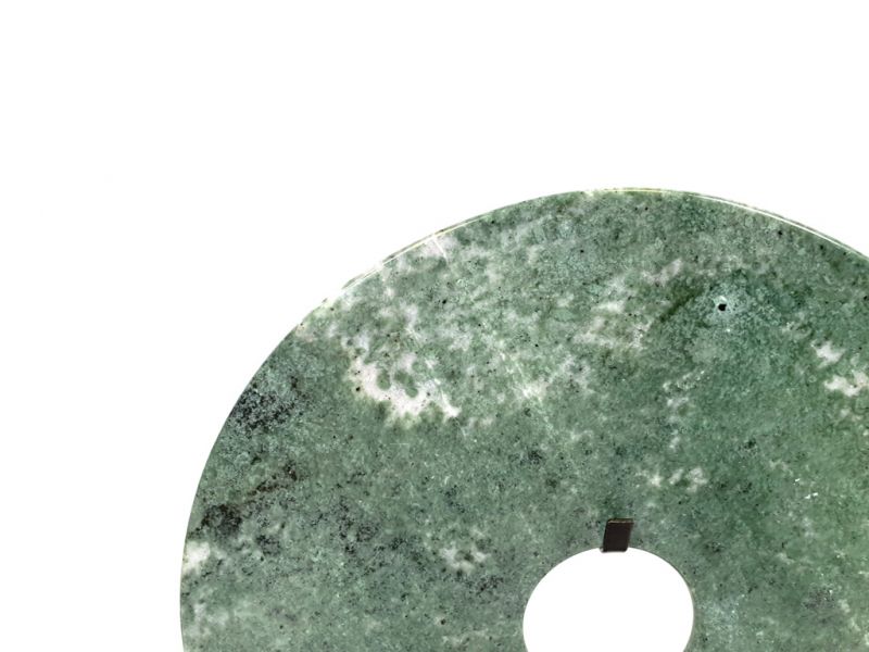 Chinese Bi in Jade 25cm - Green 3