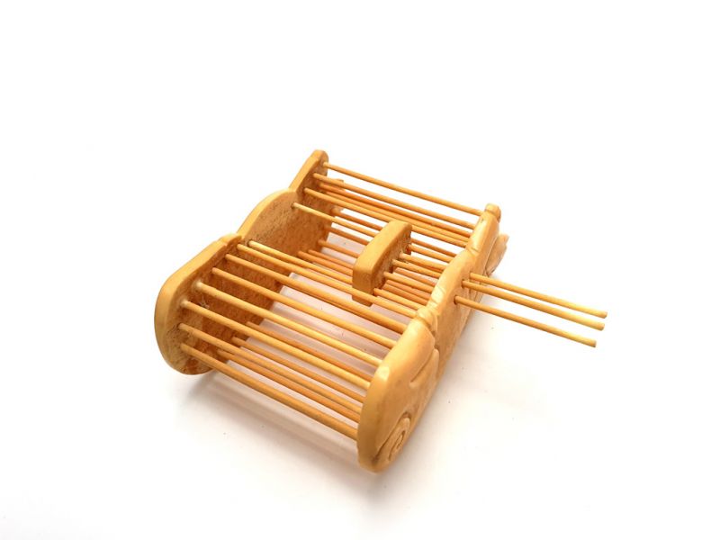 Chinese cricket cage in bone Pig 4