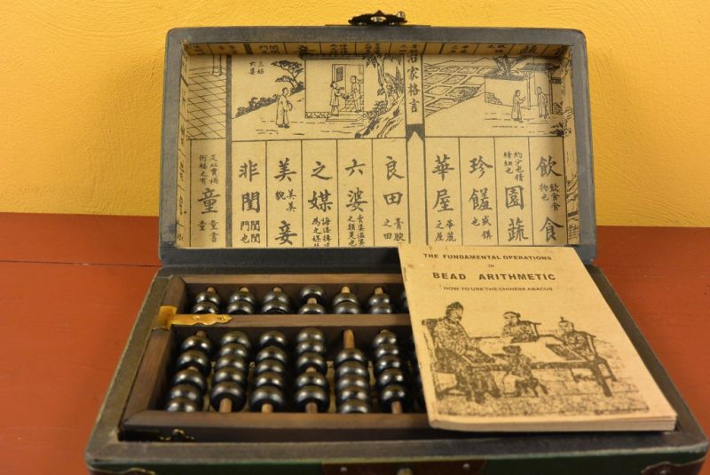 Chinese Box grün und Abakus 2