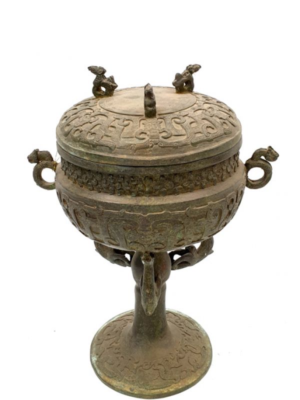 Chinese Bronze Box 1