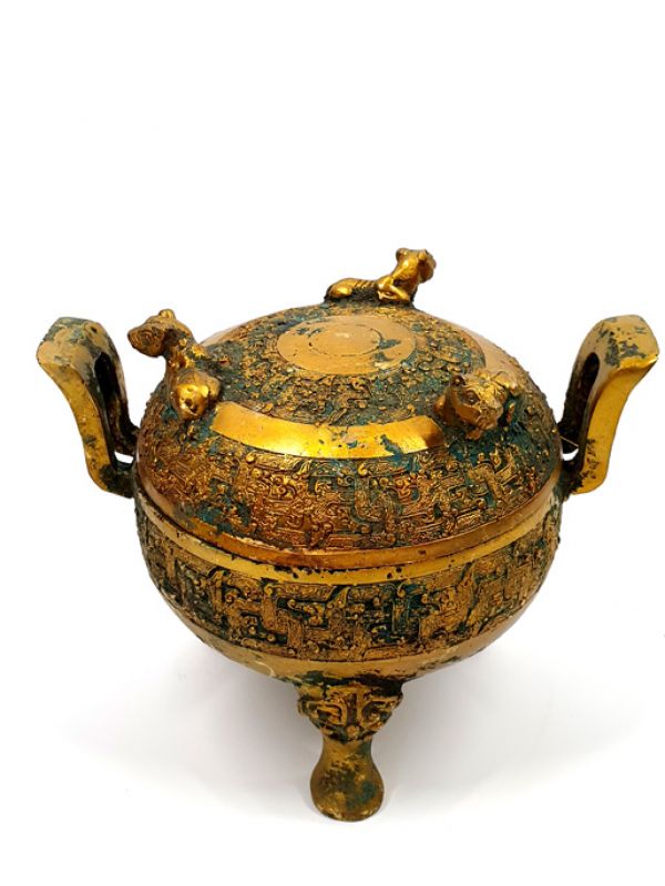 Chinese Bronze Box - Small censer 1