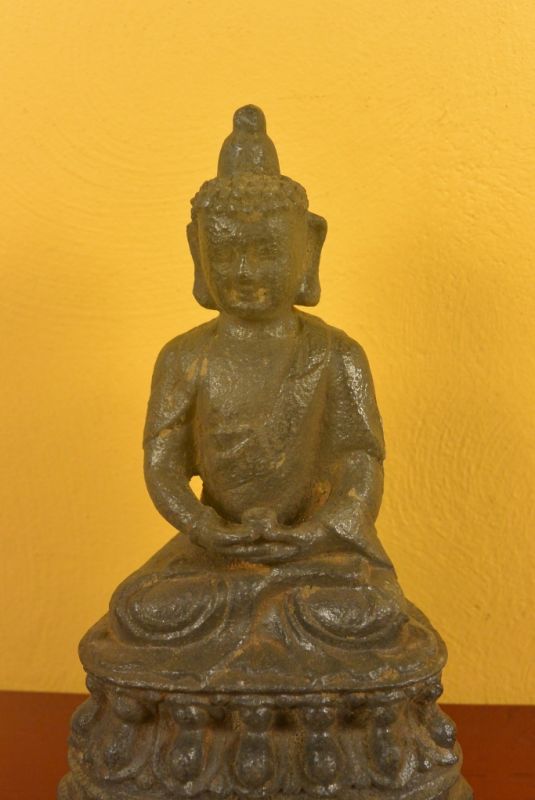 Chinese Buddha in metal 2