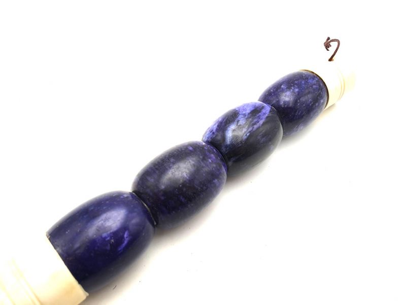 Chinese Calligraphy Brush - Oval Stone - Purple 2