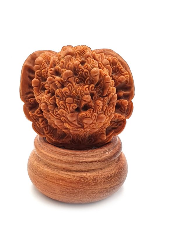 Chinese Carved Walnut - Dragon Skin / Phoenix Skin 2