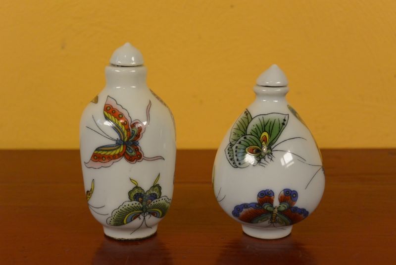 Chinese Chinese SnuffBottles Lot Butterflies 1 1
