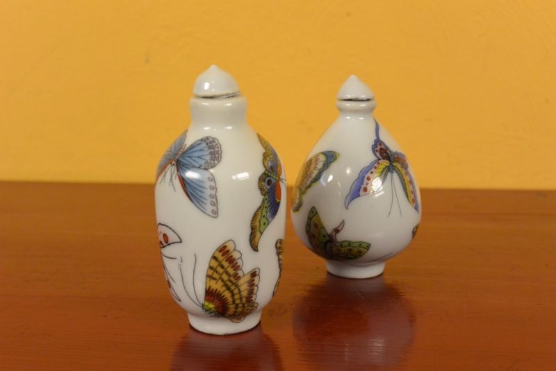 Chinese Chinese SnuffBottles Lot Butterflies 1 3