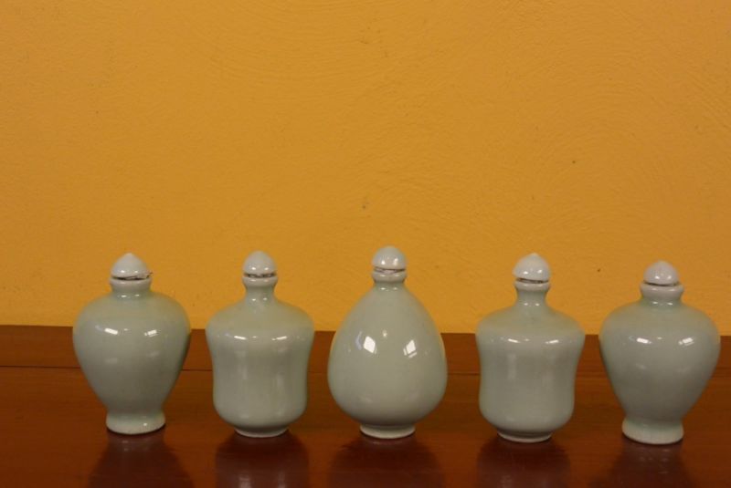 Chinese Chinese SnuffBottles Lot Celadon 1
