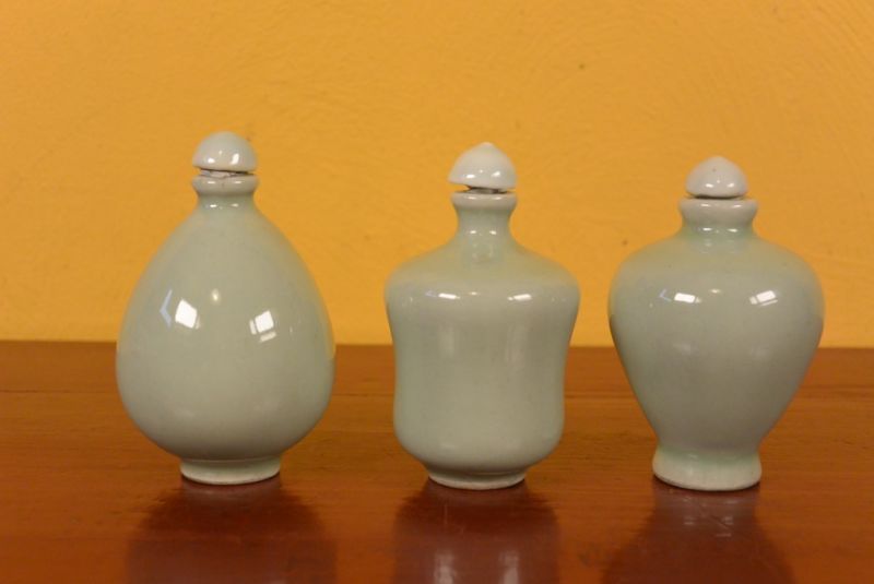 Chinese Chinese SnuffBottles Lot Celadon 2