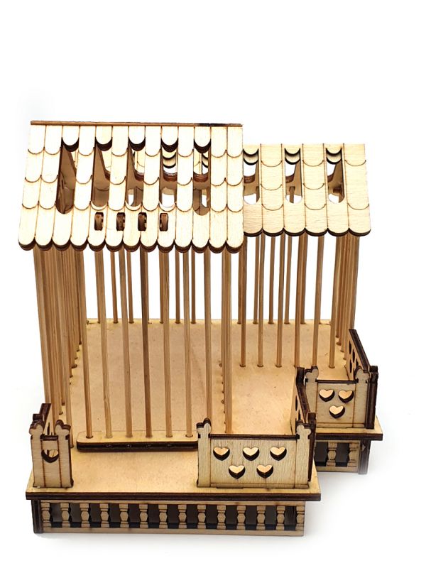 Chinese Cricket Cage - For daily use - Bamboo - Big house 1