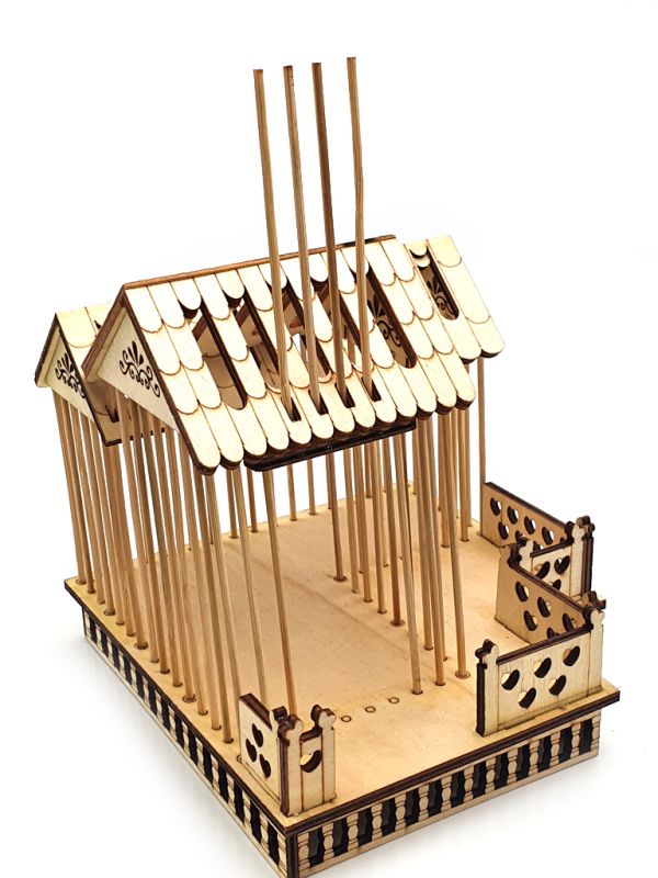 Chinese Cricket Cage - For daily use - Bamboo - Big house 2
