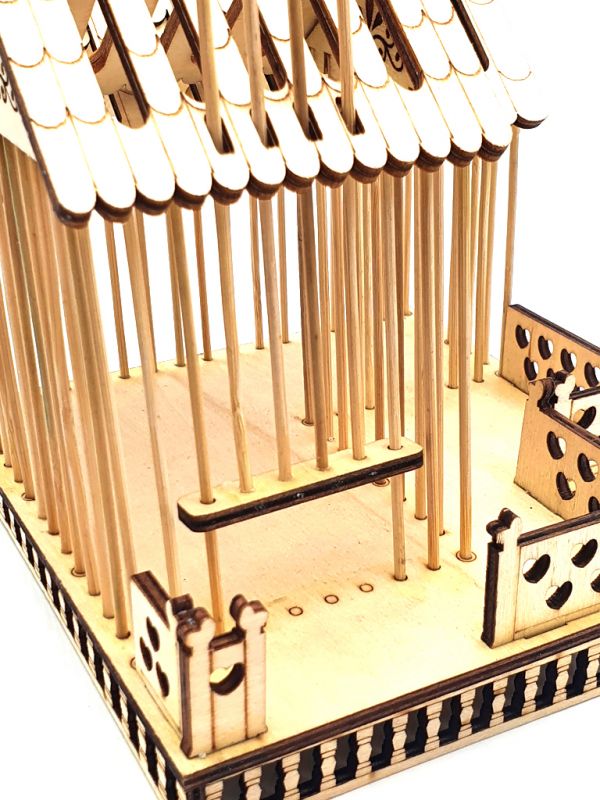 Chinese Cricket Cage - For daily use - Bamboo - Big house 3