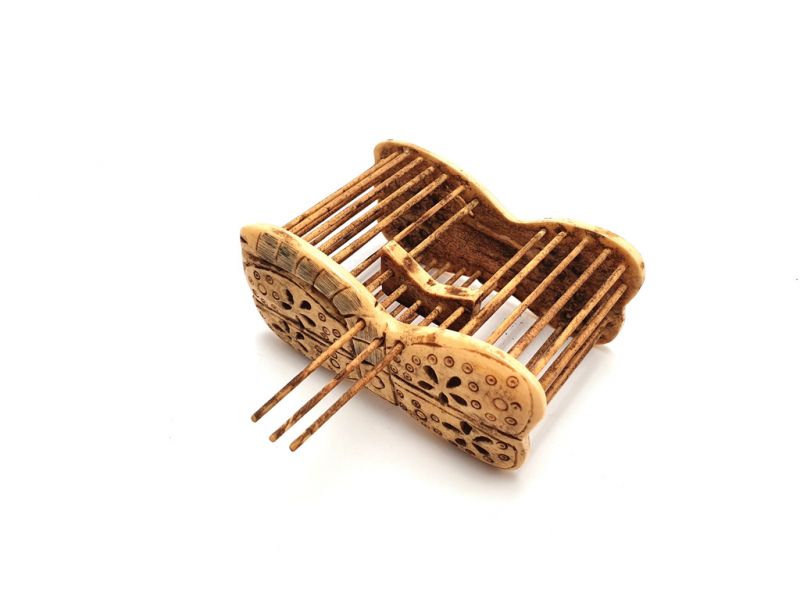 Chinese cricket cage in bone Dragonfly 4