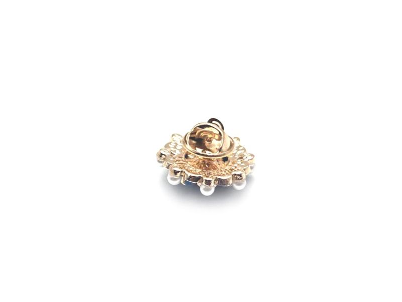 Chinese Enamel Pin - Cloisonné - Double flowers 2