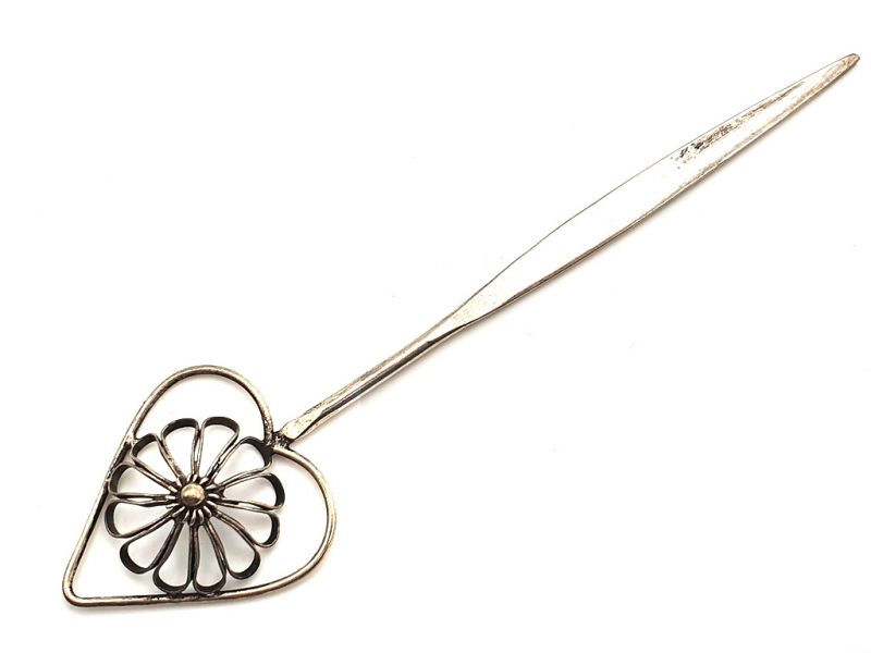 Chinese ethnic Heart hairpins Miao minority 1