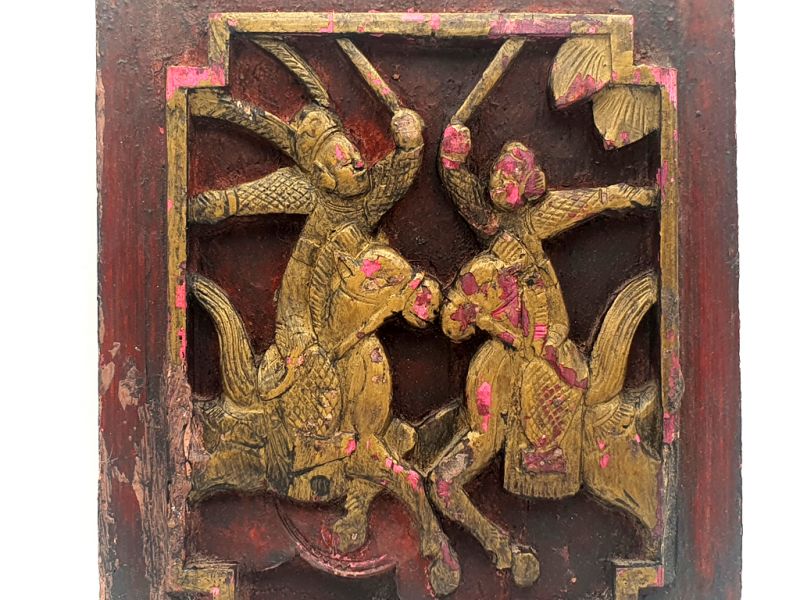 Chinese hand carved panel rider 2