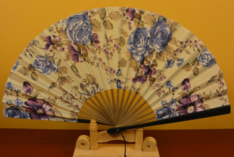 Chinese Hand fan Flowers 1