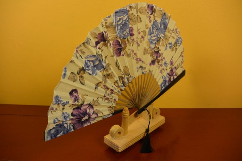 Chinese Hand fan Flowers 4