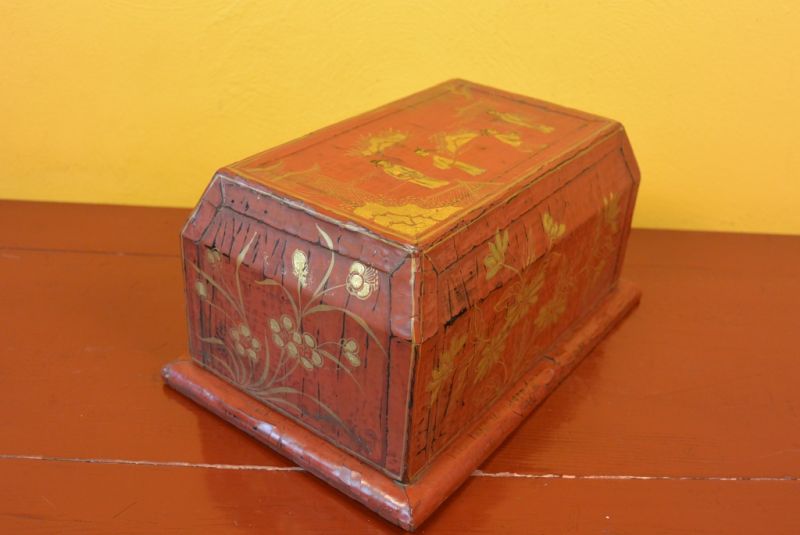 Chinese Lacquer Red Box 1