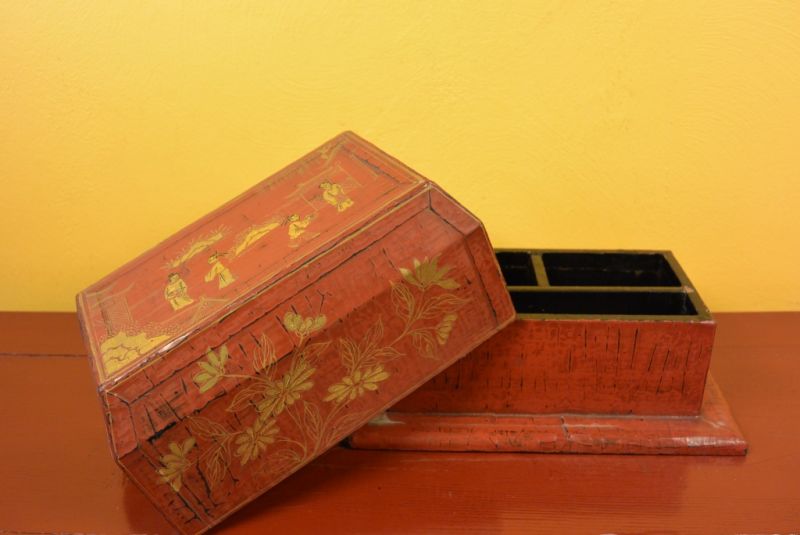 Chinese Lacquer Red Box 2