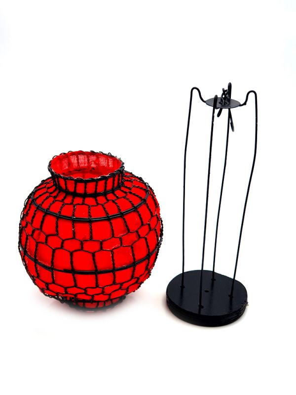 Chinese lantern to hang - Red - 22x15cm 3