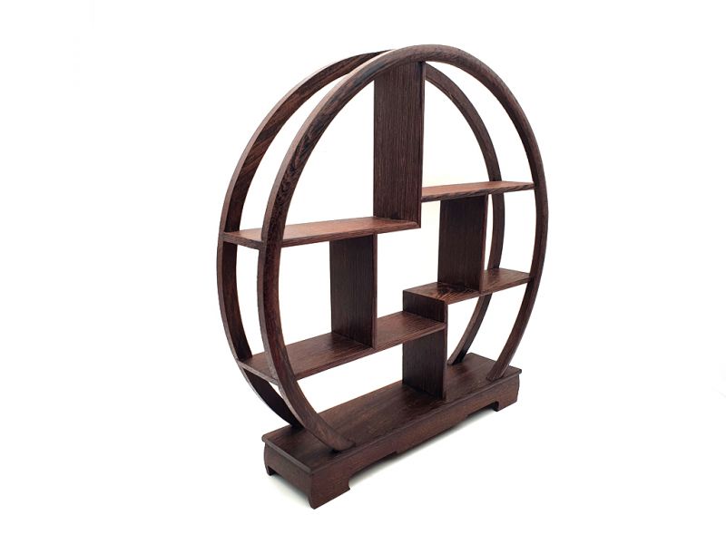 Chinese Miniature Furniture - Round Shelf - 30cm 2