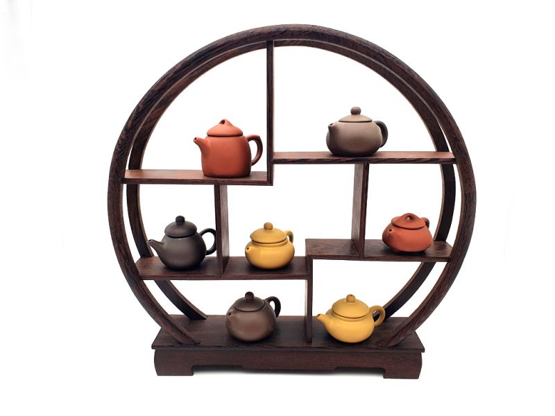 Chinese Miniature Furniture - Round Shelf - 30cm 4