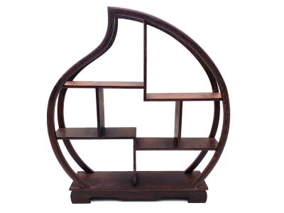 Chinese Miniaturmöbel - Blatt Regale - 30cm