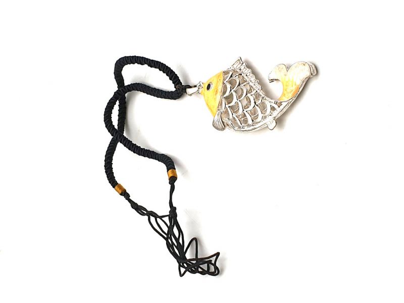 Chinese Necklace Yellow Fish 2