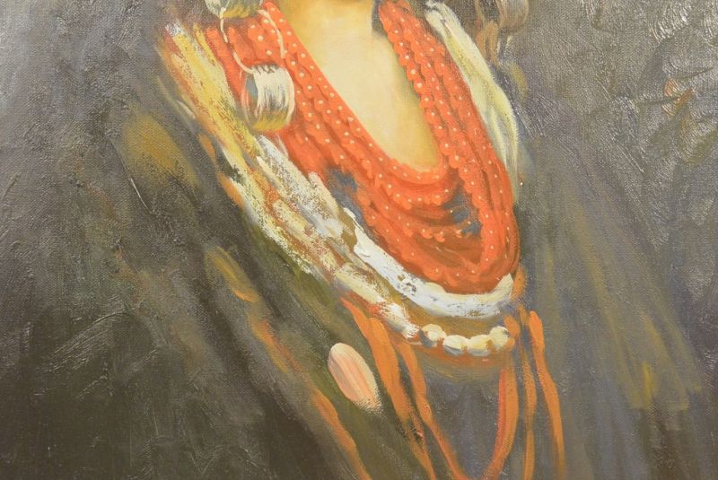 Chinese Oil Painting China Miao minority woman 3