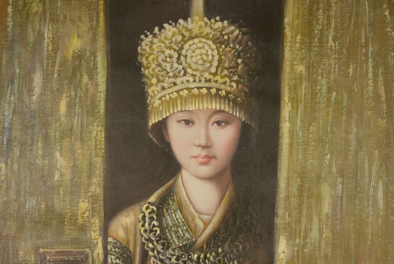 Painting - Miao Woman - 60x90cm 2