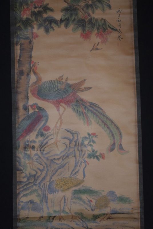 Chinese Paining Kakemono5 Birds 1