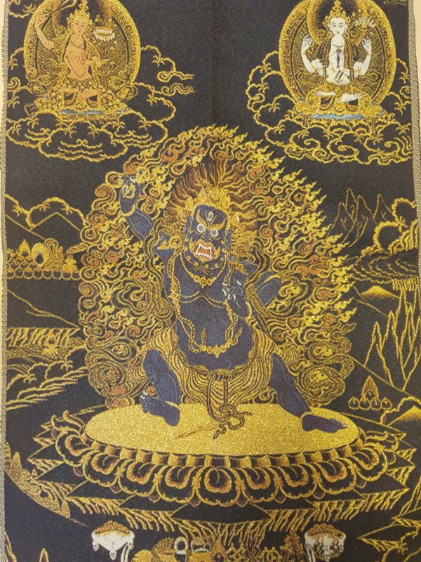Chinese painting - Embroidery on silk - Thangka - Daweide King Kong 1