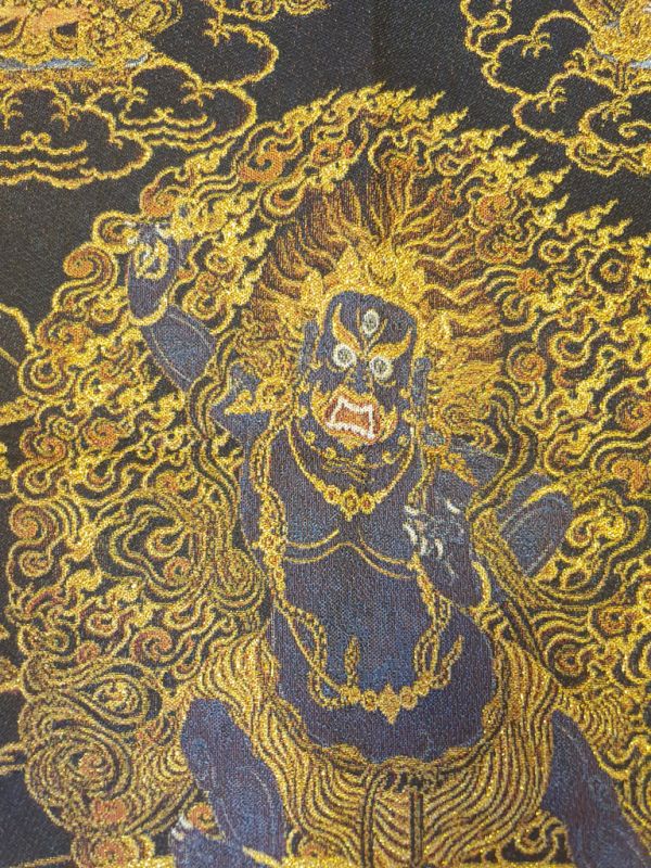 Chinese painting - Embroidery on silk - Thangka - Daweide King Kong 2