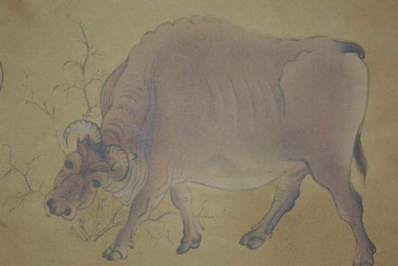 Chinese Painting Five Oxen Han Huang 4