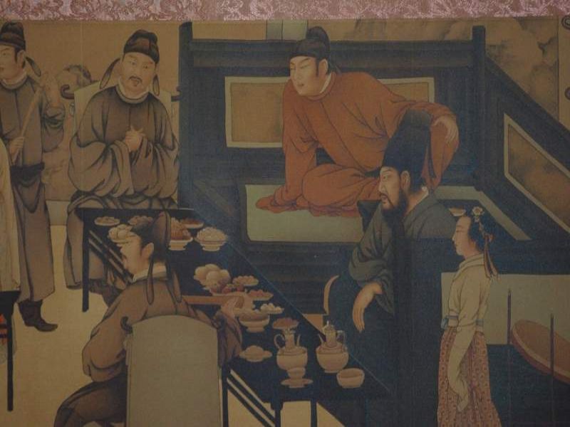 Chinese Painting Night Revels of Han Xizai part 3 3